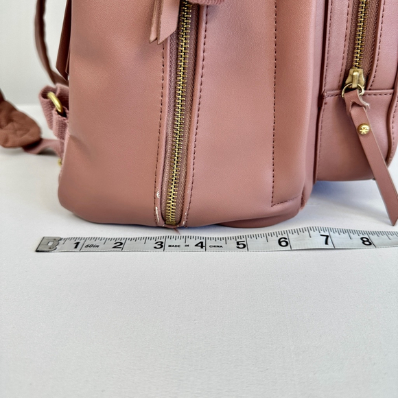 Skip Hop Greenwich Simply Chic Diaper Backpack Dusty Rose Pink - Picture 11 of 13